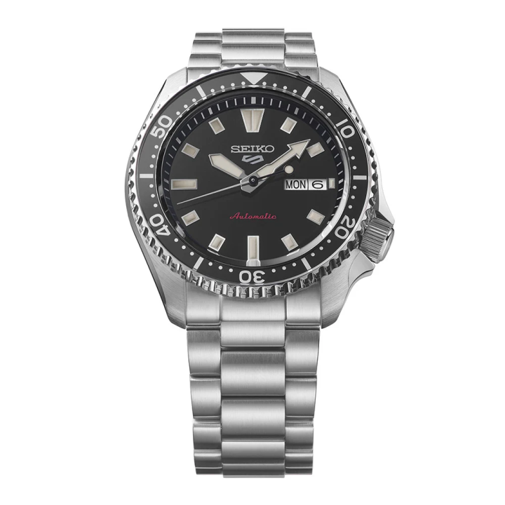 Seiko 5 Sports SRPL85K1 42,5 mm | Montre Automatique Noire Heritage