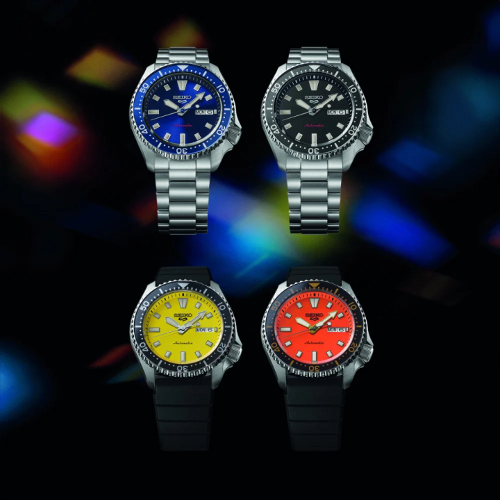 Seiko 5 Sports SRPL85K1 42,5 mm | Montre Automatique Noire Heritage