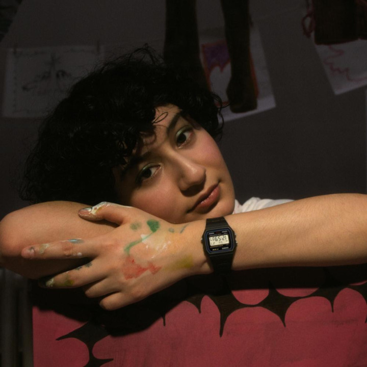 Casio F-91W-1YEG Original | Montre Mixte Digitale Vintage Noire & Bleue