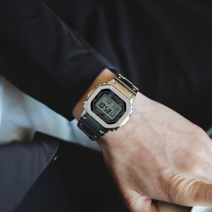 G-SHOCK GMW-B5000D-1 | Montre Full Metal Origin Acier Argent