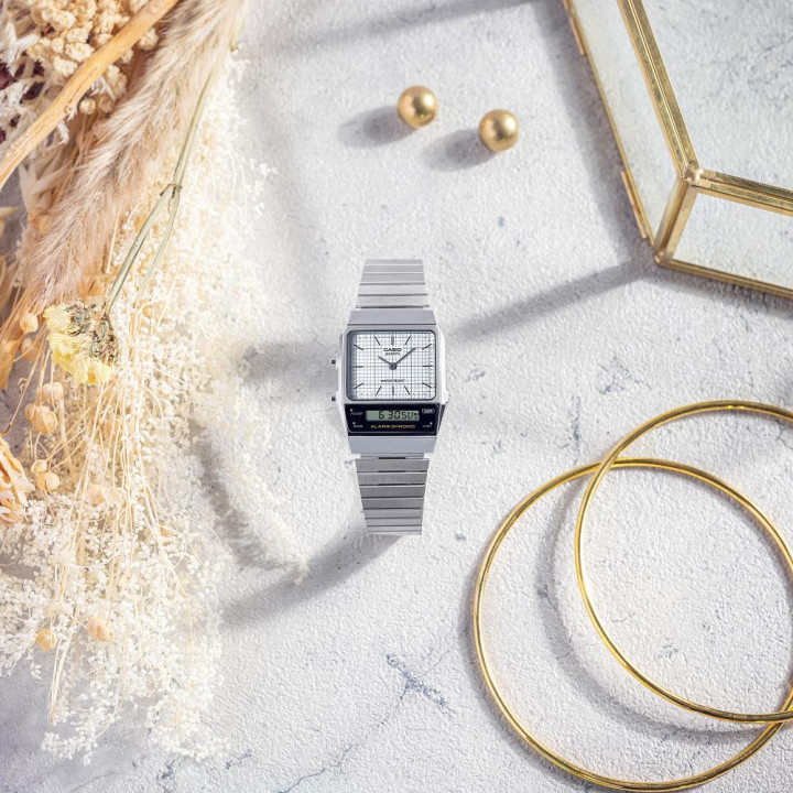 Casio Vintage AQ-800E-7AEF | Montre Ana-Digi Design AQ-450