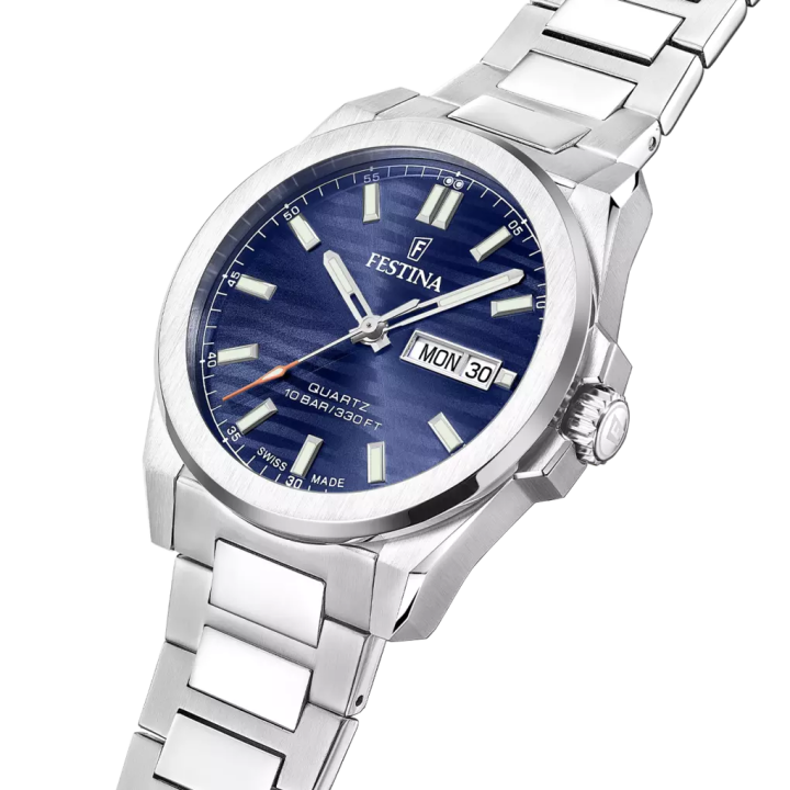 Festina Swiss Made Dune F20073/2 | Montre Homme Saphir Bleu