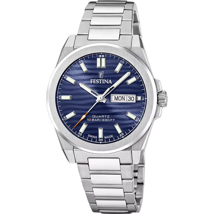 Festina Swiss Made Dune F20073/2 | Montre Homme Saphir Bleu