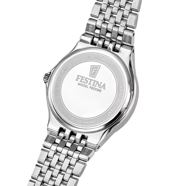 Festina Swiss Made Grace F20096/1 | Montre Femme Saphir 26mm