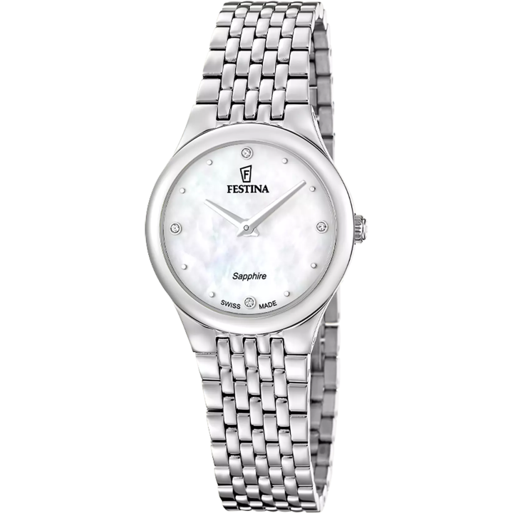 Festina Swiss Made Grace F20096/1 | Montre Femme Saphir 26mm