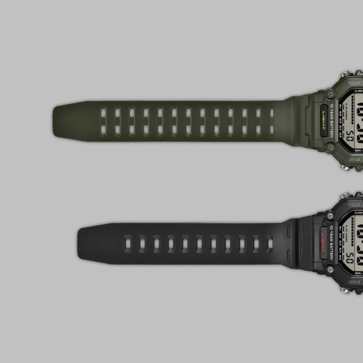 Casio AE-1600HX-3AVEF Olive | Montre Sport Batterie 10 ans