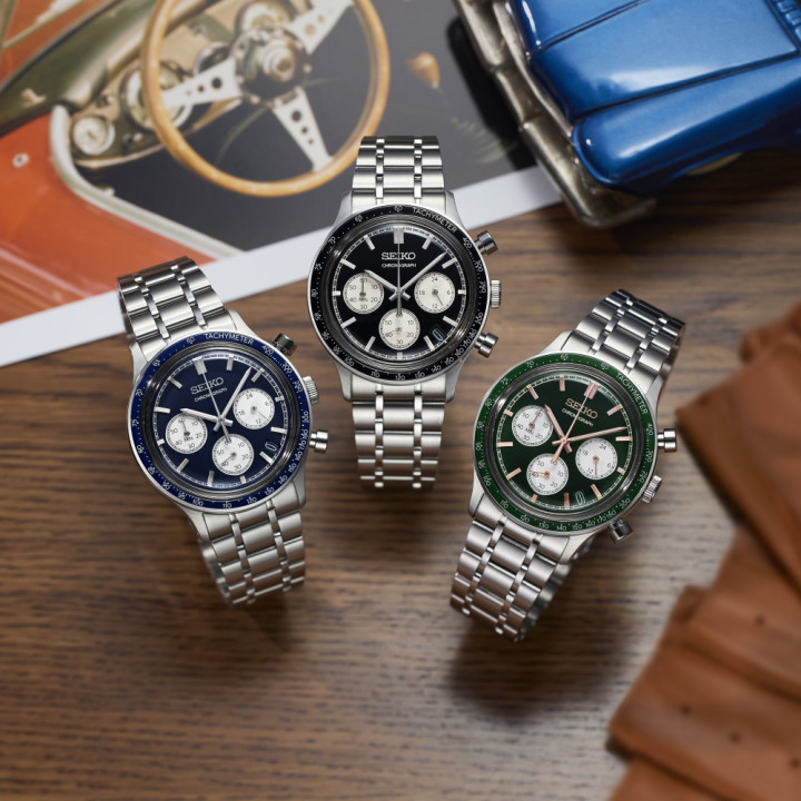 Seiko Classique SSB479P1 | Chronographe Homme 38,7 mm Noir & Acier