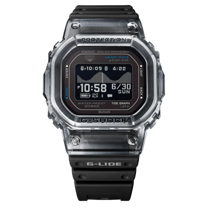 G-SHOCK G-LIDE GBX-H5600-1 | Montre Surf & Cardio Polar™