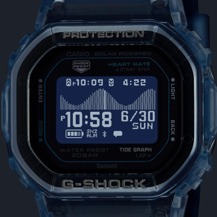 G-SHOCK G-LIDE GBX-H5600-1 | Montre Surf & Cardio Polar™