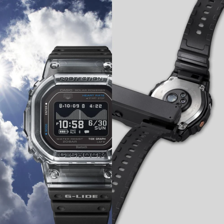 G-SHOCK G-LIDE GBX-H5600-1 | Montre Surf & Cardio Polar™