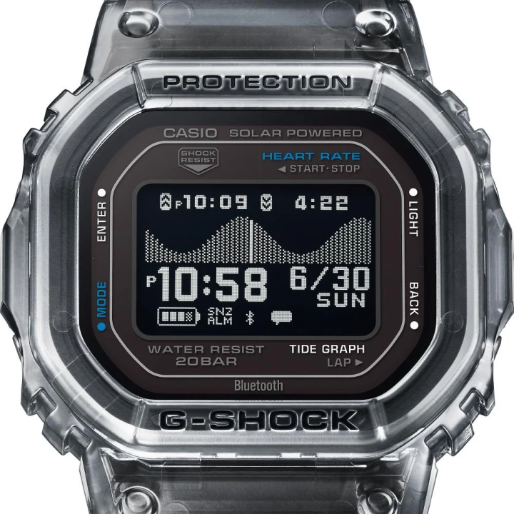 G-SHOCK G-LIDE GBX-H5600-1 | Montre Surf & Cardio Polar™
