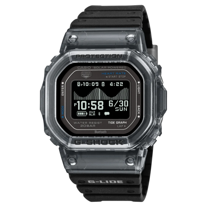 G-SHOCK G-LIDE GBX-H5600-1 | Montre Surf & Cardio Polar™