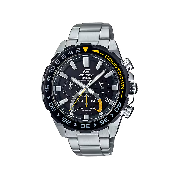 EDIFICE EFS-S550DB-1AVUEF Chronographe Solar Saphir