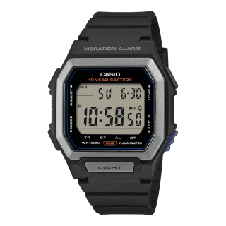 Casio W-738H-1AVEF | Montre Alarme Vibrante & Pile 10 ans