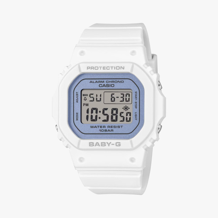 Casio Baby-G BGD-565SC-2B Bleu & Blanc | Montre Ballet Nacrée