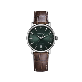 Herbelin Inspiration Automatique 2047AP16MA | Cadran Vert & Cuir