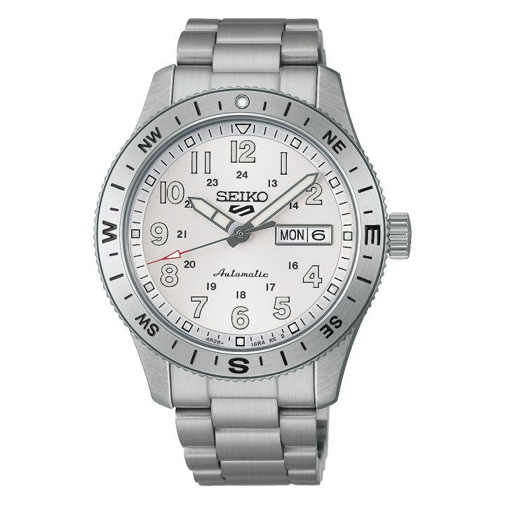 Seiko 5 Sports HDB007K1 Field Compass | Montre Automatique Blanche