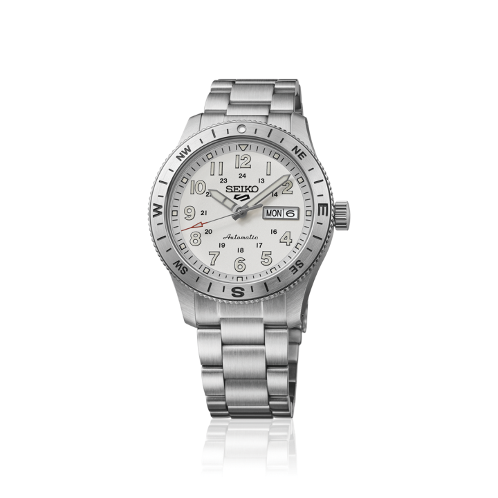 Seiko 5 Sports HDB007K1 Field Compass | Montre Automatique Blanche