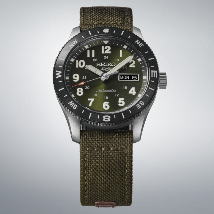 Seiko 5 Sports HDB008K1 Field | Montre Automatique Verte CORDURA