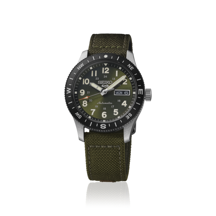 Seiko 5 Sports HDB008K1 Field | Montre Automatique Verte CORDURA