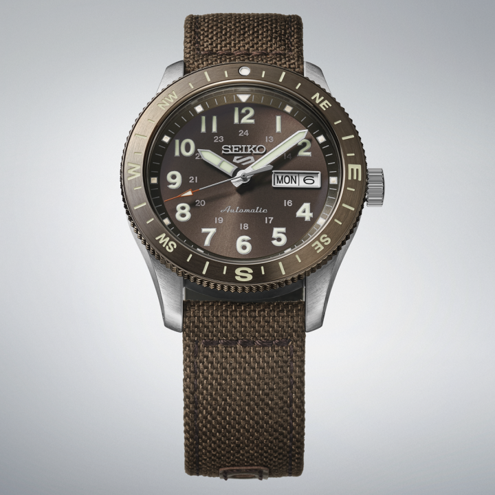 Seiko 5 Sports HDB009K1 Field | Montre Automatique Marron CORDURA