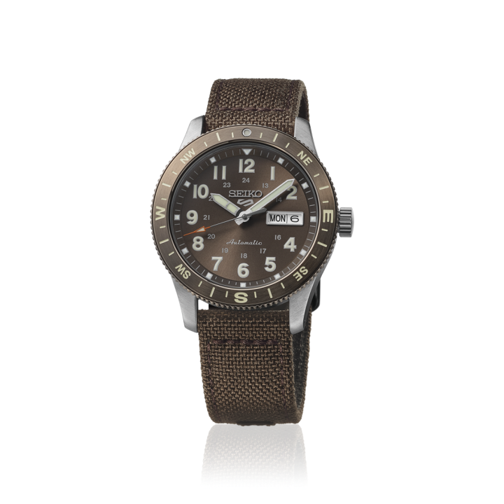 Seiko 5 Sports HDB009K1 Field | Montre Automatique Marron CORDURA