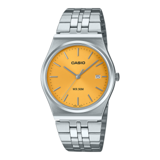 CASIO MTP-B145D-9AVEF Jaune Rétro | Montre Acier Unisexe