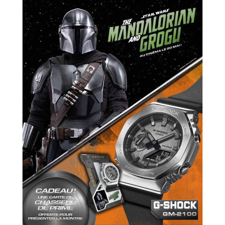 G-SHOCK GM-2100-1A-MAN Mandalorian & Grogu | Édition Limitée