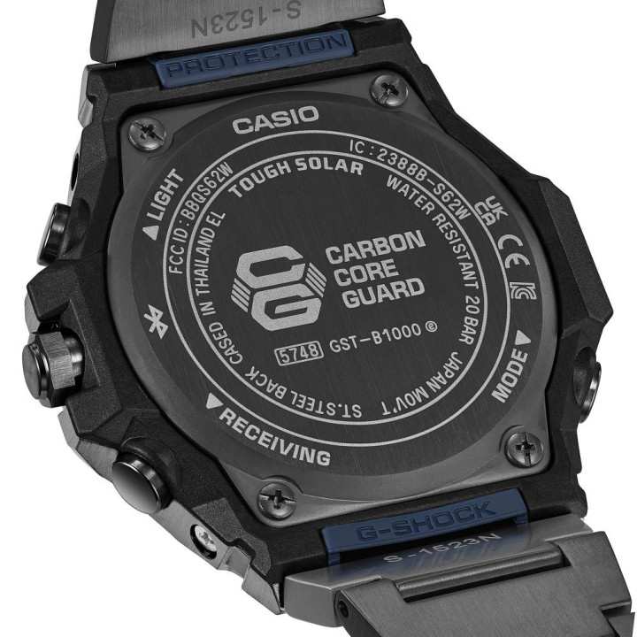 G-SHOCK G-STEEL GST-B1000BD-2AER | Montre Noire et Bleue Acier