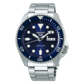 Seiko 5 Sports SRPD51K1 Bleu Soleillé | Montre Automatique Acier