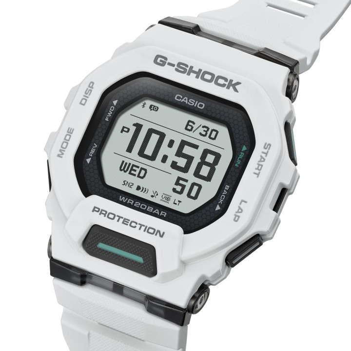 G-SHOCK GBD-200-7ER G-SQUAD Blanche | Montre Connectée CASIO WATCHES