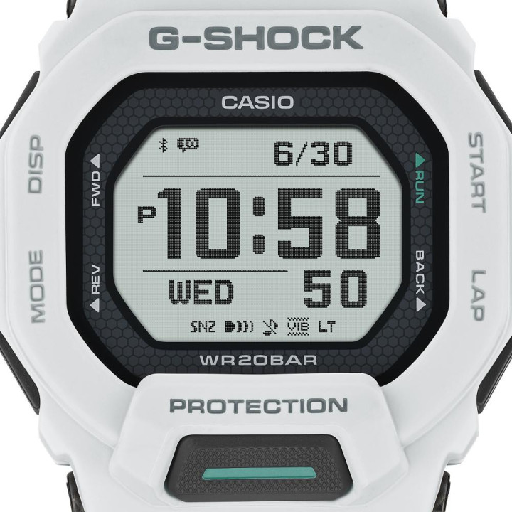 G-SHOCK GBD-200-7ER G-SQUAD Blanche | Montre Connectée CASIO WATCHES