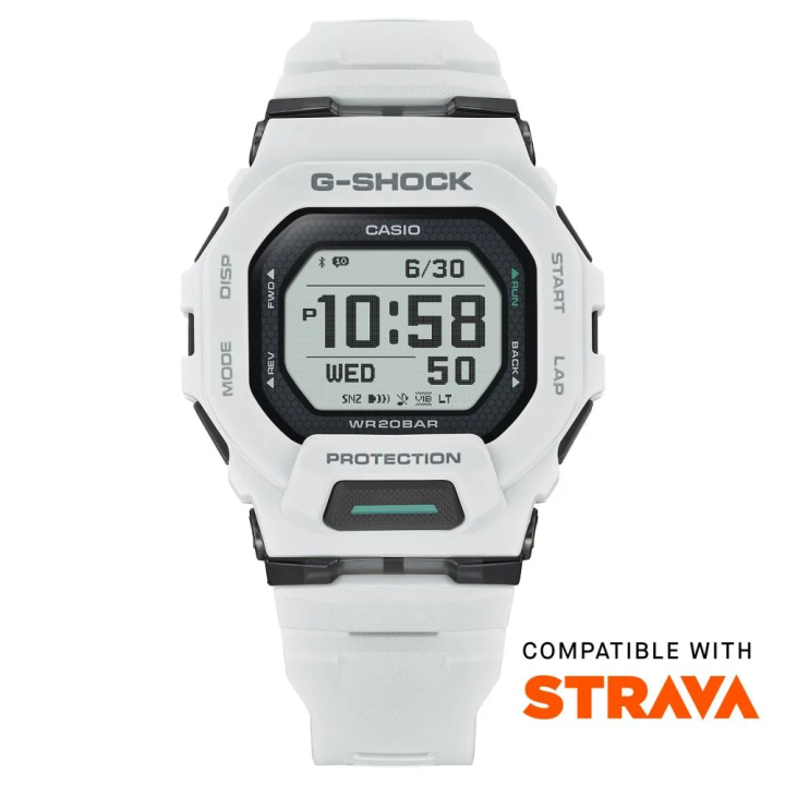 G-SHOCK GBD-200-7ER G-SQUAD Blanche | Montre Connectée CASIO WATCHES