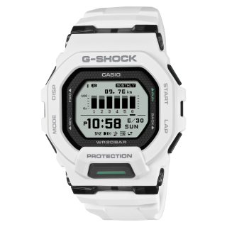 G-SHOCK GBD-200-7ER G-SQUAD Blanche | Montre Connectée CASIO WATCHES