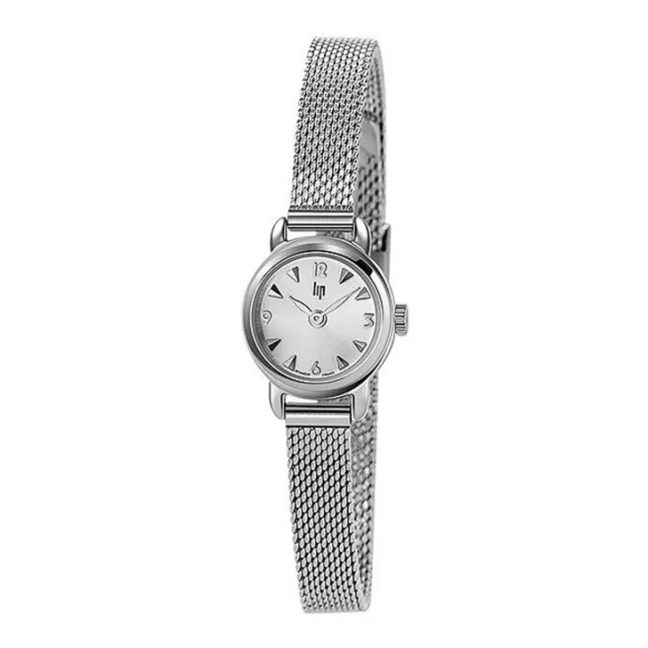 Montre Femme LIP Henriette 671267 Argentée | Maille Milanaise