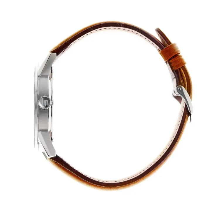 Montre Homme LIP Himalaya 671543 Cadran Bleu | Cuir Camel 40mm