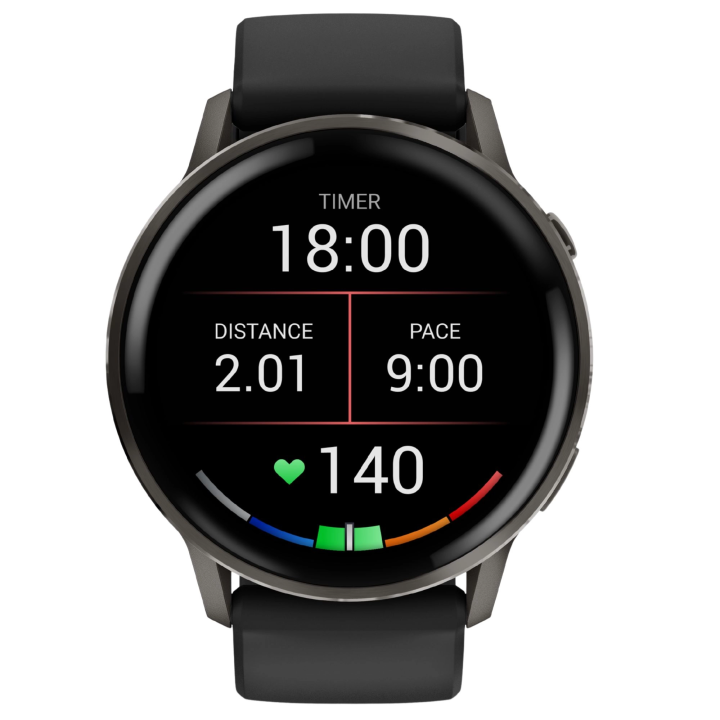 Montre GPS Connectée Garmin Venu 4 45mm | Gray & Noir