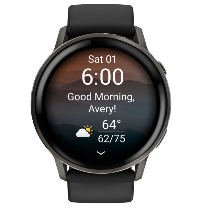 Montre GPS Connectée Garmin Venu 4 45mm | Gray & Noir