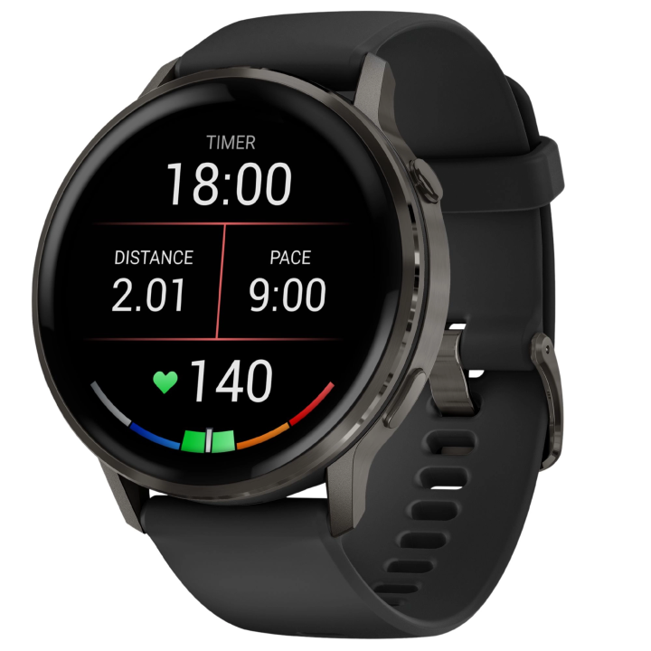 Montre GPS Connectée Garmin Venu 4 45mm | Gray & Noir