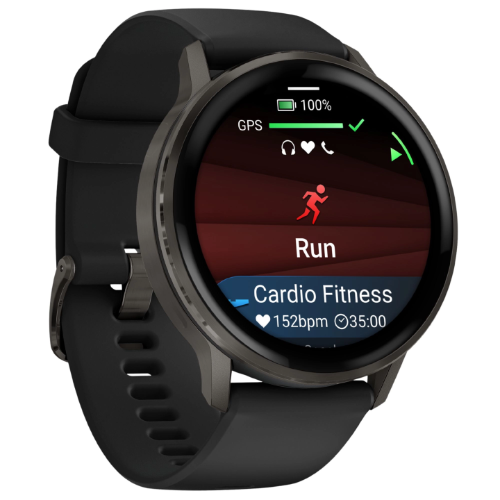 Montre GPS Connectée Garmin Venu 4 45mm | Gray & Noir