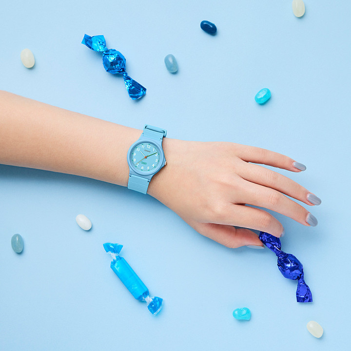 Montre CASIO Timeless LQ-24B-2BEF Pédagogique | Bleu Pastel