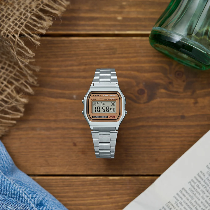 Montre CASIO Vintage A158WEA-9EF Cadran Crème | Acier