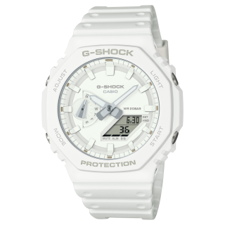 Montre CASIO G-SHOCK GA-2100-7A7ER CasiOak Blanc Solaire