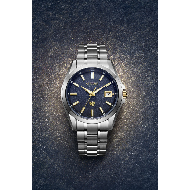 The CITIZEN AQ4094-58L Édition Limitée | Cadran Washi Bleu
