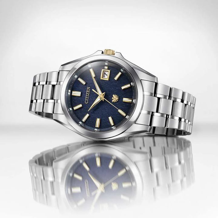 The CITIZEN AQ4094-58L Édition Limitée | Cadran Washi Bleu