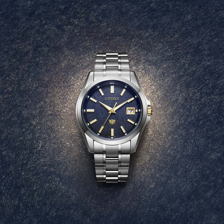 The CITIZEN AQ4094-58L Édition Limitée | Cadran Washi Bleu