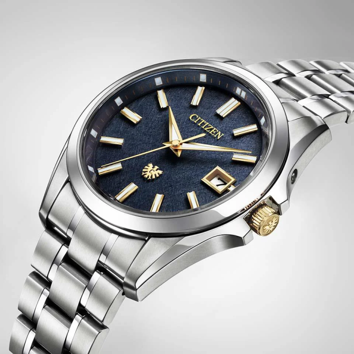 The CITIZEN AQ4094-58L Édition Limitée | Cadran Washi Bleu