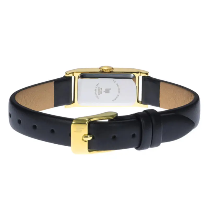 Montre Femme LIP Churchill T13 Baguette 671932 Cuir Noir