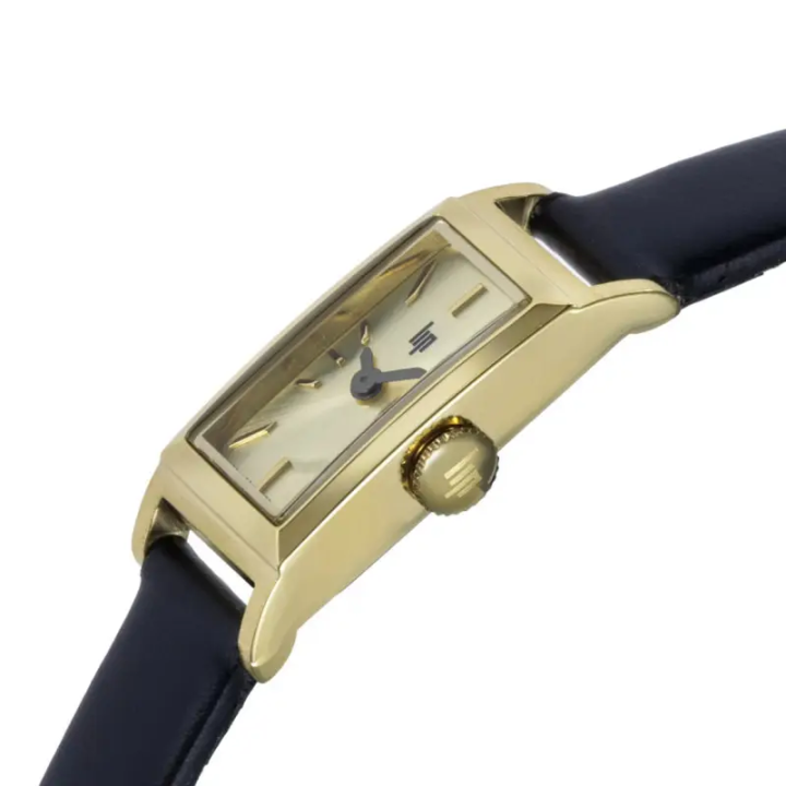 Montre Femme LIP Churchill T13 Baguette 671932 Cuir Noir
