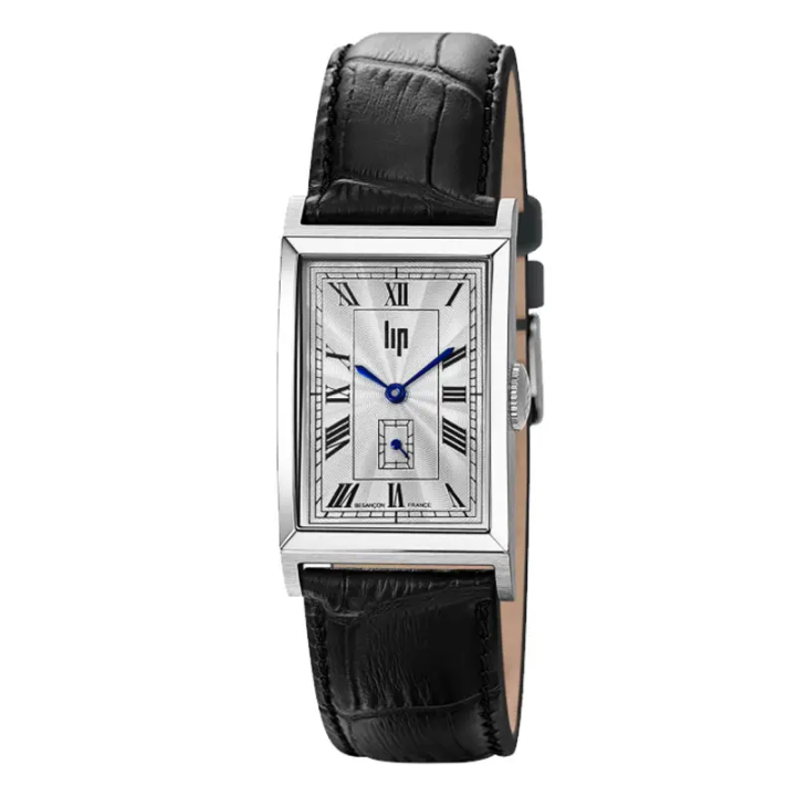 Montre Mixte LIP Churchill T24 671927 Cuir Alligator Acier